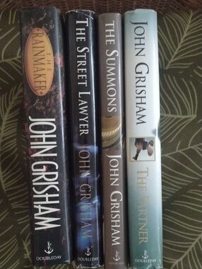 John Grisham Hardcover Book Set - Assorted Colors